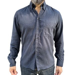 Billy Reid Cotton/Cashmere Blend Botton down Shirt, Men's Small